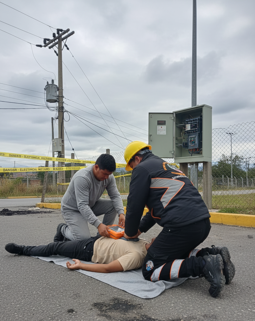 Protegido: Soporte vital básico – énfasis en riesgo eléctrico