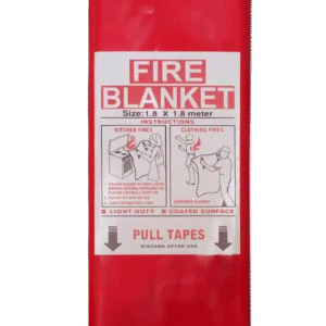 Manta antifuego de 1,80 mts x 1,80 mts con estuche-Código:6886