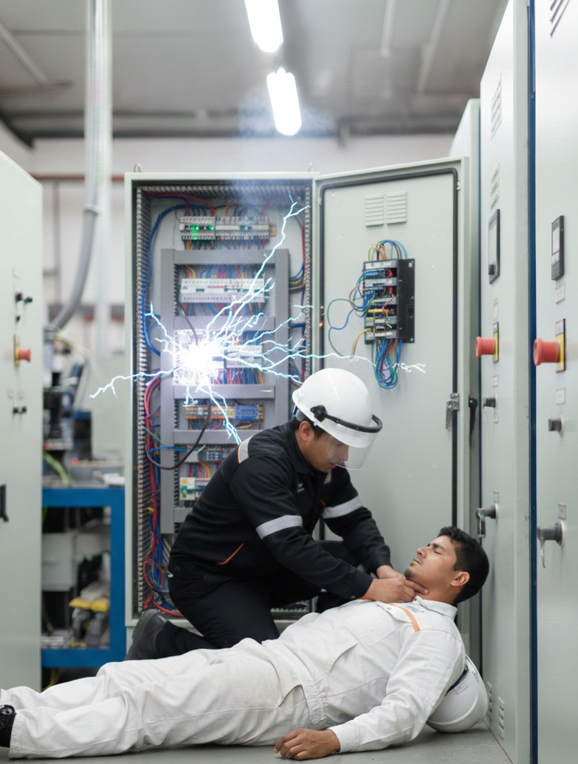 Manejo de riesgo eléctrico nivel industrial